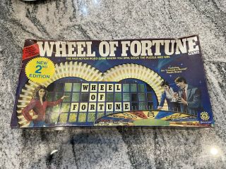 Wheel Of Fortune Board Game 1985
