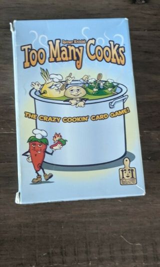 Too Many Cooks Card Game By Reiner Knizias,  R&r Games.  Made In 2002,  Rare