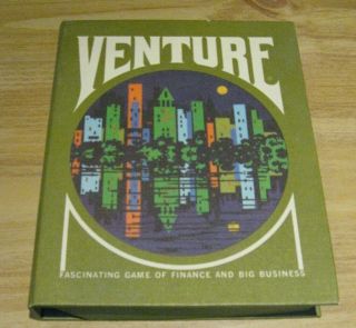 Vintage Venture Card Game 1970 Finance & Big Business Tycoons Complete By 3m Co.