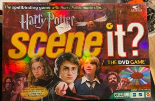 Harry Potter Scene It? Dvd Board Game 2005 1st Edition Complete