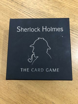 Gibsons Sherlock Holmes The Card Game Pre Owned Contents