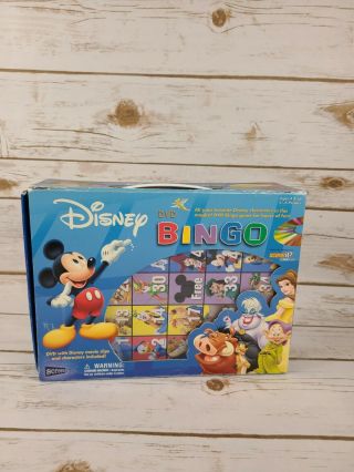 Disney Mickey Mouse Dvd Bingo Board Game Mattel Complete Magical Game Movie