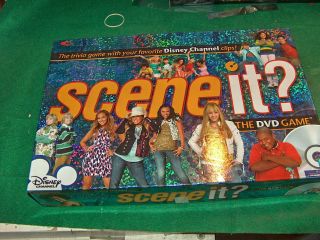 Disney Channel Scene It? Dvd Board Game Mattel (2008) 100 Complete