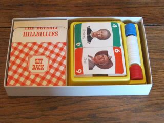 SET BACK THE BEVERLY HILLBILLIES CARD GAME 1963 MILTON BRADLEY COMPLETE 2