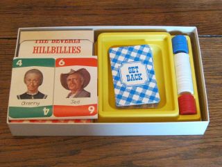 SET BACK THE BEVERLY HILLBILLIES CARD GAME 1963 MILTON BRADLEY COMPLETE 3