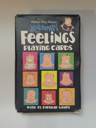 Feelings Playing Cards By Jim Borgman Pulitzer Prize Winner Fun A15