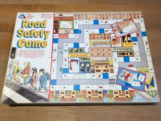Vintage 1980s Elc Early Learning Centre Road Safety Board Game