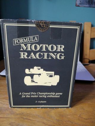 Vintage Formula Motor Racing Reiner Knizia Card Game By Gibsons 1995