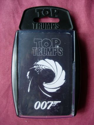 Top Trumps 007 James Bond X30 Play Cards,  2 Inserts 2016? Vfn