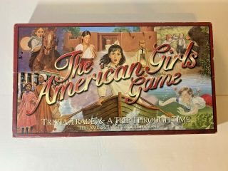 Vintage 1999 The American Girls: Trivia,  Trade & A Trip Through Time Board Game