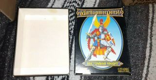 Warhammer Quest Empty Product Box For Bretonnian Knight