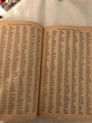 Vintage Scrabble Word Guide Grosset & Dunlap 1953 2