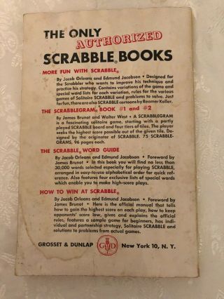 Vintage Scrabble Word Guide Grosset & Dunlap 1953 3