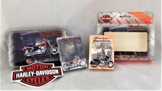 Harley Davidson Limited Edition Playing Cards In Collector Tin Box 1999