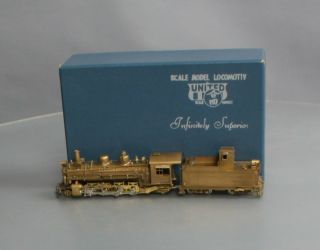 United Models K - 28 Brass Hon3 D&rgw 2 - 8 - 2 Steam Engine & Tender Ex/box