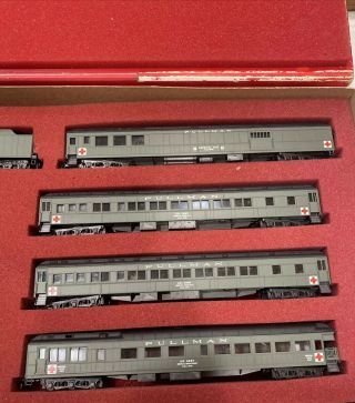 Rare HO Scale Con Cor/Rivarossi US Army Hospital Train Limited Edition set 0002 2