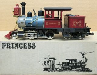 Hartland (hlw) 09400 Princess 2 - 4 - 4 Steam Engine G - Gauge Ln - And