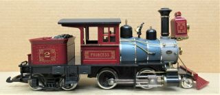Hartland (HLW) 09400 Princess 2 - 4 - 4 Steam Engine G - Gauge LN - AND 2