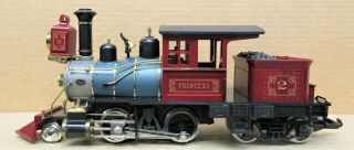 Hartland (HLW) 09400 Princess 2 - 4 - 4 Steam Engine G - Gauge LN - AND 3
