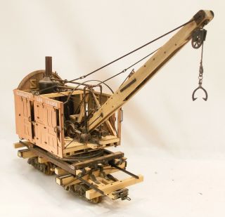G Scale Craftsman Pro Built Hartford Logging Barnhart Log Loader & Rail Car