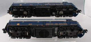 MTH 30 - 20394 - 1 O Scale Norfolk & Western E - 8 AA Diesel Engine Set w Protosound 3 4