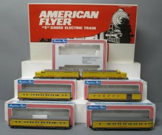 American Flyer 6 - 49600 Union Pacific Pony Express S Gauge Diesel Train Set/box