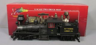 Spectrum 81198 G Scale Ely Thomas 36 - Ton Two - Truck Shay Steam Locomotive/box