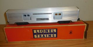 Lionel Lines Postwar 2530 Large Door Aluminum 15 " Baggage Car Boxed