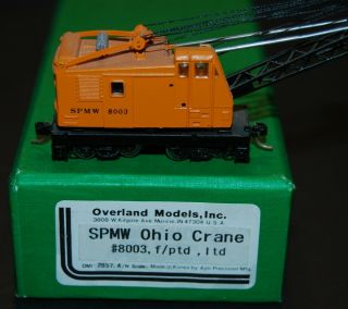 Overland Models N - Scale Sp - Southern Pacific M Of W Crane 8003 Brass Model