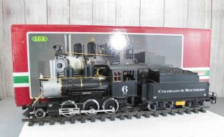 Lgb (4 - 6 - 0) Colorado & Southern Steam Locomotive (d)