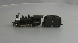 Alco Models S - 132 Ho Brass N&w G - 1 2 - 8 - 0 Steam Locomotive & Tender Ex