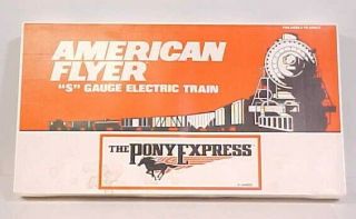 American Flyer 6 - 49600 Union Pacific Pony Express S Gauge Diesel Train Set Ex