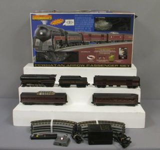 Mth 30 - 4036 - 1 N&w 4 - 8 - 4 J Bantam O Gauge Steam Passenger Train Set W/ps 2.  0/box