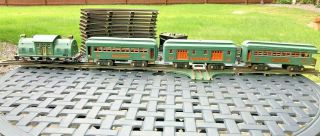 Lionel Standard Guage Locomotive & 332 Railway Mail 339 Pullman 341 Observation