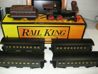 Rail King By Mth 30 - 1135 - 1 Texas 4 - 4 - 0 Steam Engine W/ Protosound With 30 - 6404