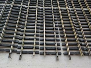 Aristo - Craft ART - 30193 (12) 4.  5 ' Straight USA Style Brass Track Sections G Scale 4