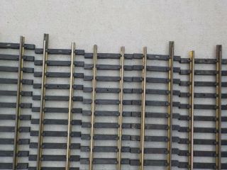 Aristo - Craft ART - 30193 (12) 4.  5 ' Straight USA Style Brass Track Sections G Scale 6