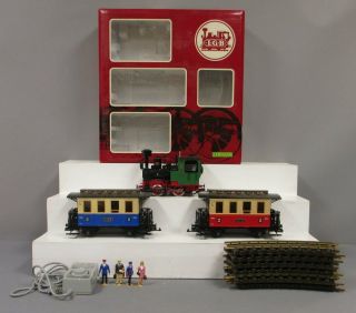 Lgb 20301 Mf G Gauge Steam Passenger Train Set Ex/box