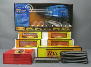Mth 30 - 4019 - 0 Conrail Railking O Gauge Diesel Freight Train Set W/horn Ex/box