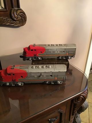 Lionel Locomotive Santa Fe 2333 - 20,  Dummy Set,  Made In Usa