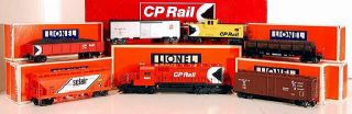 Lionel 6 - 11710 Cp Rail Limited Edition O Gauge Diesel Freight Train Set Ex/box
