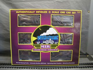 Mth O Scale Dmir 6 Car Ore Set Mib 20 - 97506