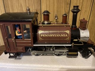 Rea - 21001 Railway Express Agency - G - Scale - Pennsylvania 2 - 4 - 2 Rogers Locomotive