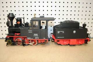 Lgb 2015d 0 - 4 - 0 992015 Steam Locomotive W/smoke & Powered Tender G - Scale