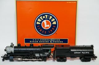 Lionel 6 - 28039 2 - 8 - 0 Consolidation Union Pacific Steam Engine 326 & Tender O