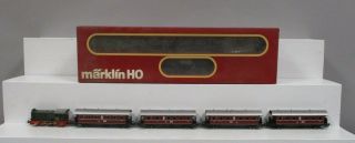 Marklin 2858 Db Ho Gauge Diesel Passenger Train Set Ex/box