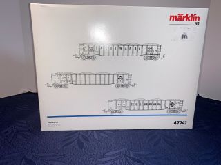 Marklin 47741 Erie - Lackawanna Coal Hopper Set 3 Cars W/ Load Ln