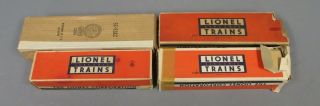 Lionel Vintage O Gauge Postwar Empty Diesel Boxes: 2343c,  2240c,  2343t & 2353p