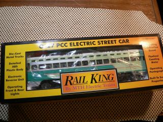 Mth 30 - 2510 - 1 Washington Pcc Sightseer Electric Street Car With Ps1