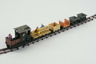 Egger - Bahn Jouef Ho Narrow Gauge [hoe Hon30 Hon2½] Diesel Goods Set 711100